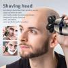 Electric Shavers for Bald Men, Professional Men's Electric Hair Clipper Beard Barber Device USB Charging Portable Full Body Waterproof Trimmer view 2