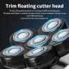 Electric Shavers for Bald Men, Professional Men's Electric Hair Clipper Beard Barber Device USB Charging Portable Full Body Waterproof Trimmer view 3