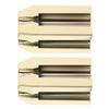 GANAZONO 2pcs Professional Eyebrow Pencil Sharpener with Flat-tip Carving Guide Tool for Soft and Hard Eyebrow Pencils Accurate Slot Design for Precise Makeup Versatile Angle Tool for view 1