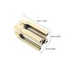 GANAZONO 2pcs Professional Eyebrow Pencil Sharpener with Flat-tip Carving Guide Tool for Soft and Hard Eyebrow Pencils Accurate Slot Design for Precise Makeup Versatile Angle Tool for view 2