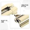 GANAZONO 2pcs Professional Eyebrow Pencil Sharpener with Flat-tip Carving Guide Tool for Soft and Hard Eyebrow Pencils Accurate Slot Design for Precise Makeup Versatile Angle Tool for view 3