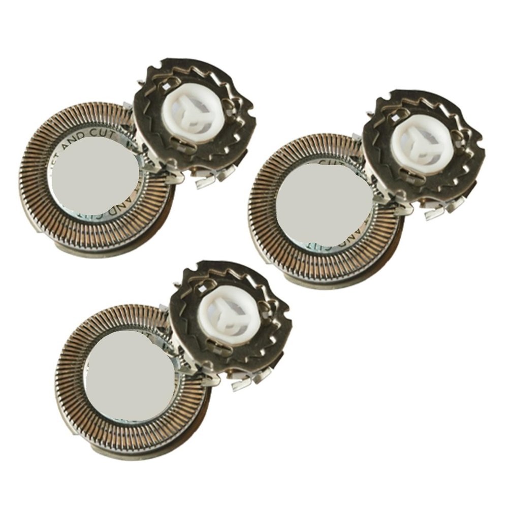 3Pcs HQ3 Replace Head Razor Blade Compatible for Philips Shaver HQ3HQ30HQ40HQ46HQ130HQ912HQ481 Replacement Head Blades Accessories(3pcs)