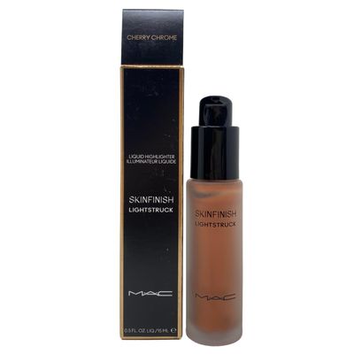 M.A.C Cosmetics Skinfinish Lightstruck Liquid Highlighter - Cherry Chrome - (Orange copper) 0.5 fl oz / 15 mL