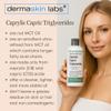 Caprylic Capric Triglycerides Cosmetic Grade Lightweight Natural Emollient from Coconut Oil Ultra Purified MCT Oil DIY Non-Greasy Moisturizer Base for Creams, Lotions, Serums, Hair, Body Oils view 2