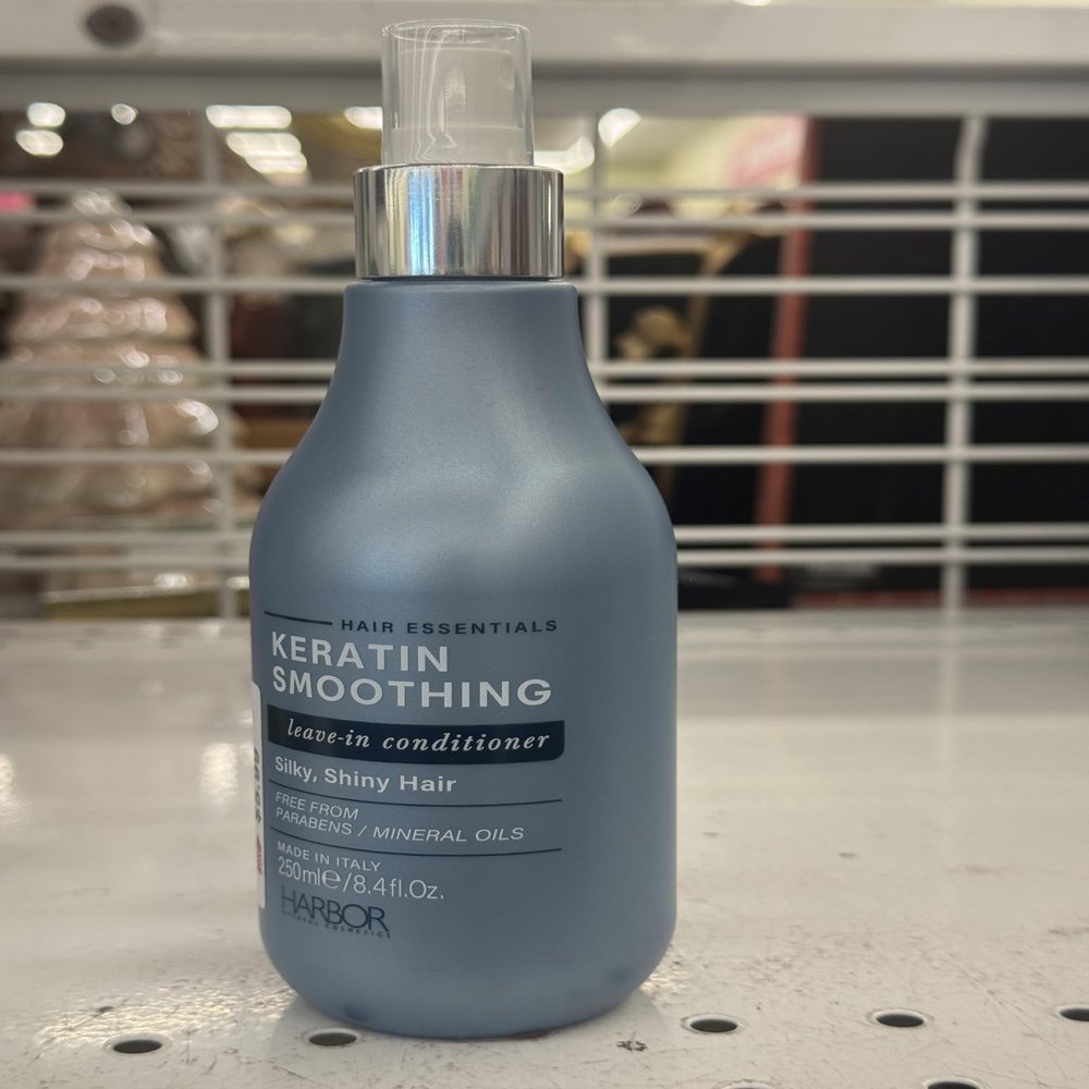 Keratin Smoothing Leave-in Hair Conditioner, Silky Shine Treatment, 8.4 fl oz