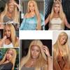Nuailisex #27 HoneyBlonde Straight 3 Hair Bundles, 300G, 18/20/22 Inch view 3