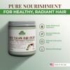 Spanish Garden Beef Tallow Hair Cream  Organic Moisturizing & Styling Balm for All Hair Types  Natural Hair Cream Hydrates, Styles & Protects  Ideal Beef Tallow for Hair Growth - American Made 8oz view 2