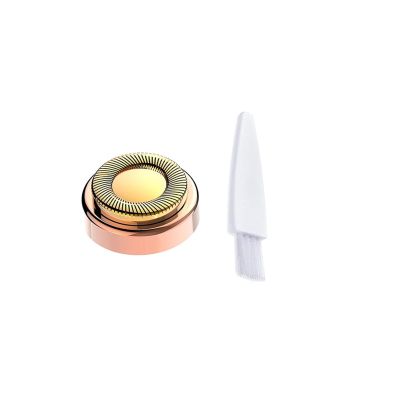 Women's Facial Hair Removal Device Replacement Head 2nd Generation Flawless Facial Pain Free Hair Removal Device Shaver Replacem(Gold 1PCS Brush)