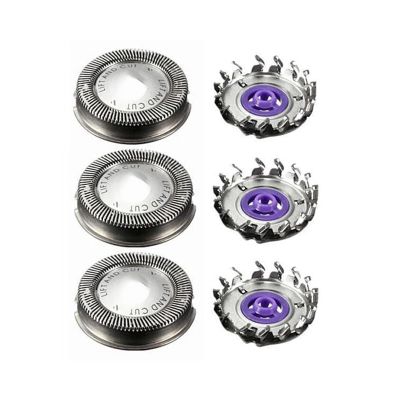 3 Pcs Replacement Shaver HeadCompatible for PhilipsCompatible for NorelcoHQ3 HQ4 HQ55 HQ56 HQ6900 HQ6868 HQ5812 HQ6874 Razor Blade