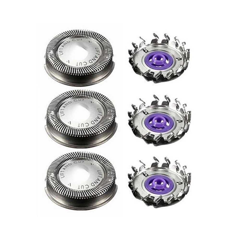 3 Pcs Replacement Shaver HeadCompatible for PhilipsCompatible for NorelcoHQ3 HQ4 HQ55 HQ56 HQ6900 HQ6868 HQ5812 HQ6874 Razor Blade