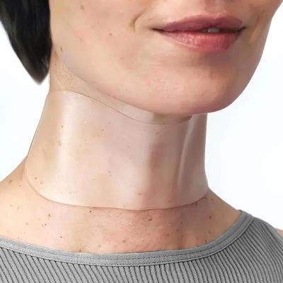 DUBPIRT 5 PCS Silicone Neck Wrinkle Patches - Reusable Overnight Anti-Wrinkle Patches, Anti Aging Silicone Wrinkles Patche for Skin Firming & Neck2.5 Months Supply -Upgraded Version