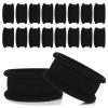 20 Pcs Durable Black Hair Bands, No Damage Elastic Ponytail Holders, Large Soft Scrunchies, Seamless Hair Ties Accessories for Women Girls Thick Heavy Long Curly Hair view 1
