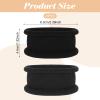 20 Pcs Durable Black Hair Bands, No Damage Elastic Ponytail Holders, Large Soft Scrunchies, Seamless Hair Ties Accessories for Women Girls Thick Heavy Long Curly Hair view 2