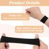 20 Pcs Durable Black Hair Bands, No Damage Elastic Ponytail Holders, Large Soft Scrunchies, Seamless Hair Ties Accessories for Women Girls Thick Heavy Long Curly Hair view 3