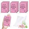 Twoworld Makeup Remover Wipes Bulk Individually Wrapped,Travel Makeup Wipes Gentle for Face Cleansing Mascara Lipstick Travel Hotel(Aloe Vera & Cherry Blossoms,Pack of 50) view 1