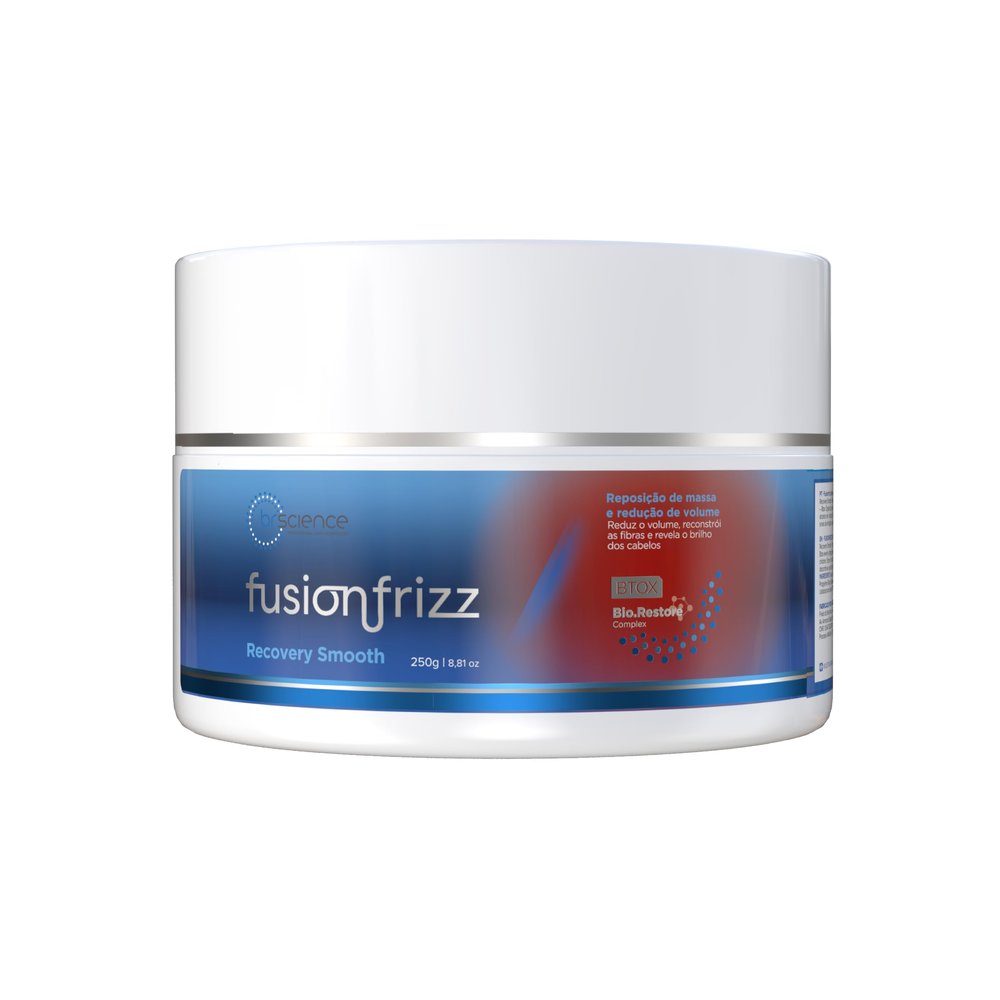 Brscience Fusionfrizz Recovery Smooth BTX Hair Treatment  Organic Keratin & Collagen Anti Frizz & Volume Reducer Brazilian Hair btx Smoothing Treatment - Btx capilar para el cabello (8.8 Fl Oz)