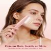 Sonic dermaplaning Tool for Women, Electric Face Razor for Women, 3-Speed Facial Exfoliator & Peach Fuzz Remover with LED Light, 10-Min Auto-Safety Timer & 4 Refill Blades for Glowing Skin view 4