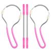Andibro 4Pcs Spring Facial Hair Removers for Women, Spring Manual Epilator Hair Removal Threading Tools Face Hair Remover with Handle view 1