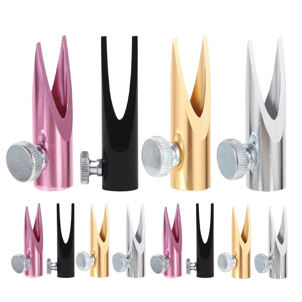 DECHOUS 12pcs Pencil Sharpener: U-Shaped Slots Pencil Sharpener - Aluminum Alloy Makeup Sharpening Tool for Artists, Students & Travelers