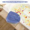 Abaodam 3PCS Ergonomic Inflatable Spa Cushion with Suction Cup - PVC Blow Up Bathtub Pad Bath Seat for Soaking Tub Bathroom Accessories view 3