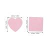 DECHOUS 4 Boxes Eyelash Glue Cleaning Pads - Heart/Square Disposable Eyelash Sheets for Salon Glue Cleaner - Cotton Makeup Remover Pads for Lash Extensions Polish Removal view 2