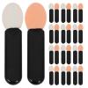 Ipetboom 100pcs Eye Shadow Applicator Sticks - Mini Black Single Side Eyeshadow Brush - Versatile 1.5'' Brushes For Cosmetic Application On-The-Go Touch-Ups view 1
