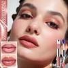 Peel Off Lip Liner & Gloss Long-Lasting Smudge-Proof Soft Rosy Peach Lip Tint & Lip Stain Liner with Hydrating High Shine Gloss for Defined, Fuller Peachy Lips Waterproof Soft Glam Lip Makeup view 3
