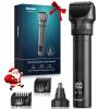 Beard Trimmer for Men - Professional 42 Adjustable Length Settings Hair Clippers, Christmas Gift Body Hair Trimmer for Men Precision Shaving Facial Head Nose Trimmers LED Display Mustache Trimmers view 1