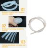 39" Silicone Tube, Vacuum Microdermabrasion Filters Facial Tubes Set,Cotton Filter for Professional Diamond Microdermabrasion Machines Skin Care (39in Silicone Tube) view 3