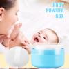 Body Powder Container - Portable Bath Dusting Storage, Dusting Holder with Puff, Ideal for Talcum, Loose, and Bath Powder, Compact Travel-Friendly Design for Home, Bathroom, Spa, or Gym Use view 3
