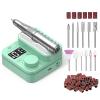 CHRISTINE SHELLY Cordless Nail Drill: 35000 PRM Electric Nail File, Professional Efile Nail Drill with Bits Kit for Acrylic Gel Polishing Removing view 1