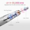 CHRISTINE SHELLY Cordless Nail Drill: 35000 PRM Electric Nail File, Professional Efile Nail Drill with Bits Kit for Acrylic Gel Polishing Removing view 3