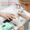 CHRISTINE SHELLY Cordless Nail Drill: 35000 PRM Electric Nail File, Professional Efile Nail Drill with Bits Kit for Acrylic Gel Polishing Removing view 4
