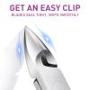 Criyar Precision Cuticle Nippers Trimmer Set, Double Spring Cuticle Remover Pusher Cutter, Manicure Pedicure Tools for Toenails Hard Skin Nail Care Supplies, Nail Clippers&Scissors (Silver 1PACK) view 3