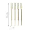 4pcs Double Sided Nose Ear Hair Trimmer with Ear Picker 2 in 1 Nasal Hair Cutter Portable Nostril Nose Hairs Scissors for Women Men Travel view 2
