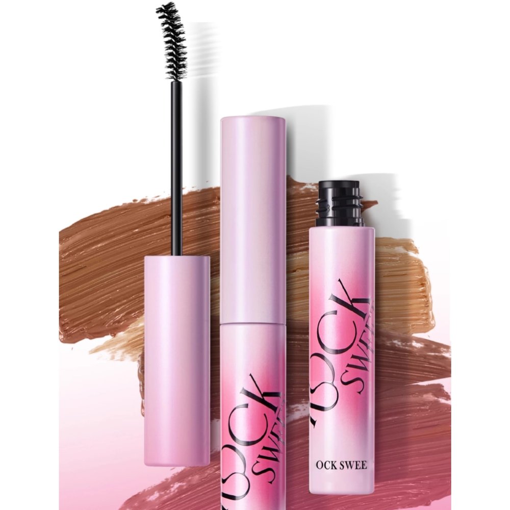 1PC Rock Sweet Eyebrow Mascara Eyebrow Concealer Color, Golden Light Brown Styling Brow Mascara, 3.5g (01#)
