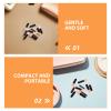 Alipis 100pcs Eyeshadow Applicators Sponge Tip - Single-Sided Mini Eyeshadow Applicators, Multi-Purpose 1.5'' Makeup Brush For Eyelid And Lip Liners view 3