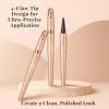 2026 New 4-Tip Eyebrow Pencil, Waterproof and Smudge-Proof Micro-Blade Eyebrow Pencil, Draws Natural Hair-Like Strokes, Long-Lasting Eyebrow Makeup Suitable for All Skin Tones (Black) view 2