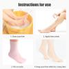 Silicone Moisturizing Socks 1 Pair Long Soft Gel Socks, Anti Slip Women Foot Mask Spa Pedicure for Dry Cracked Feet, Softening Calluses, Rough Skin L.. view 3