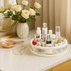 360 Vanity Organizer Rotating, Capacity Large Display Perfume Tray, Skincare for Dresser Storage Multi-Functional, Holder Transparent Cosmetic, Bathroom Accessory for Countertop view 2