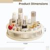 360 Vanity Organizer Rotating, Capacity Large Display Perfume Tray, Skincare for Dresser Storage Multi-Functional, Holder Transparent Cosmetic, Bathroom Accessory for Countertop view 3