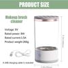 3 In 1 Electric Makeup Brush Cleaner Machine with Dryer,Automatic Makeup Brush Cleaner,Quiet Power Spin for All Size Beauty Makeup Brush (2PCS-F) view 2