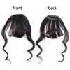 Meiverah Fluffy Curly Bangs Hairpieces for Women - Natural Black view 3