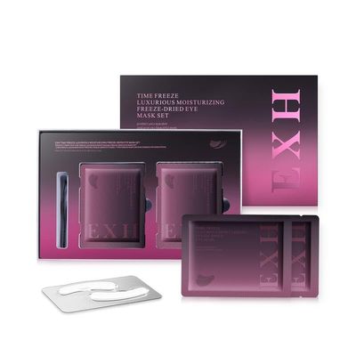 EXH-Lyophilized Eye Masks for Puffy Eyes, Dark Circles, Bags and Wrinkles with Collagen, Relieves Pressure and Reduces Wrinkles, Revitalises and Refreshes Your Skin