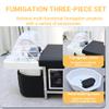 HUAIPU Massage Shampoo Bedwith Open Footbath,Multifunctional Head Spa Bed,Supports Water CirculationFumigationLight Therapy Massage Table for Spa Beauty Salon view 2