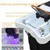 HUAIPU Massage Shampoo Bedwith Open Footbath,Multifunctional Head Spa Bed,Supports Water CirculationFumigationLight Therapy Massage Table for Spa Beauty Salon view 4
