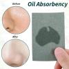 500 Counts Oil Blotting Papers for Face, Bamboo Oil Absorbing Sheets for Oily Skin, Oils Blotting Sheets for Face, Oils Wipes 9cmx6cm view 3
