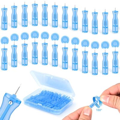 DTTIYXI Pimple Needle 50PCS, Sterile Acne Needle Kit & Pimple Popper Needles for Blemish & Blackhead Removal, Disposable Extraction Tools for Clear Skin (Home & Salon Use)