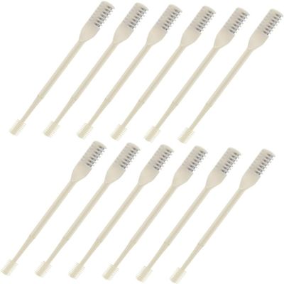 12pcs Nasal Hair Cutter,Double Sided Nose Hair Cutter, Portable 360 Rotating Manual Nose Hair Trimmer for Men and Women