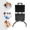 2-Tier Salon Trolley with Wheels, Durable Storage for Hairdressing Tools view 3